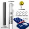 G128 Combo Pack: 25 Ft Telescoping Aluminum Flagpole (Silver) & American and South Carolina Flags 3x5 Ft, Both StormFlyer Series Embroidered 220GSM Spun Polyester | Pole with Flags Included